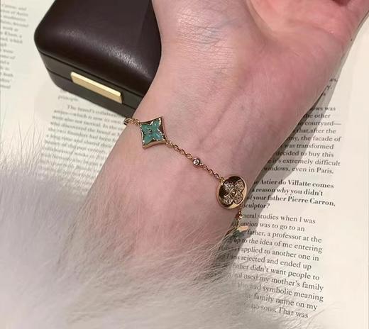 F0318111薄荷绿色天河石很夏天真的是绝配薄荷绿手链 商品图2