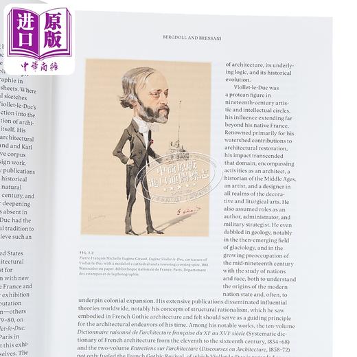 【中商原版】Viollet le Duc: Drawing Worlds 进口艺术 法国建筑师维奥莱 勒 迪克 商品图2