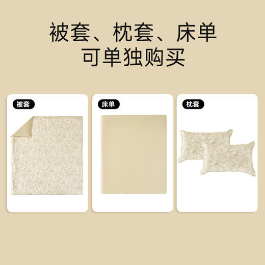 60支超柔天丝棉印花拆件(浪漫花林-黄) 商品图1