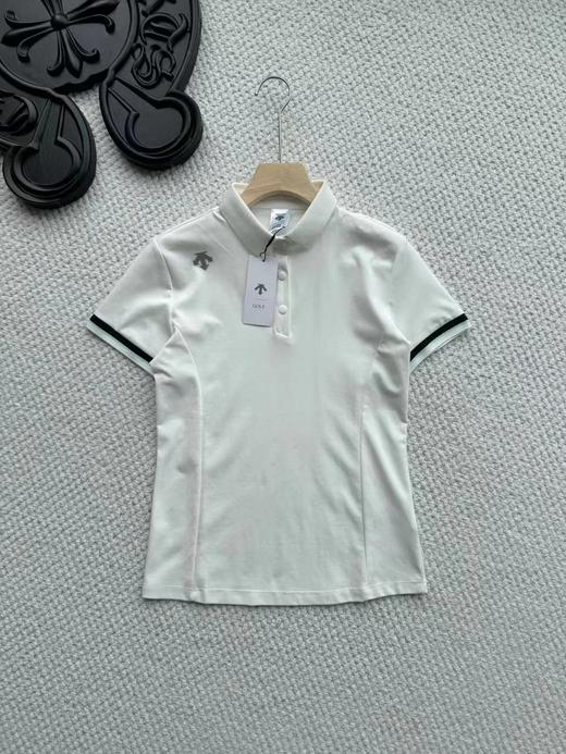 F031871立体硅胶烫画设计防晒短袖速干户外运动polo衫T恤 商品图8