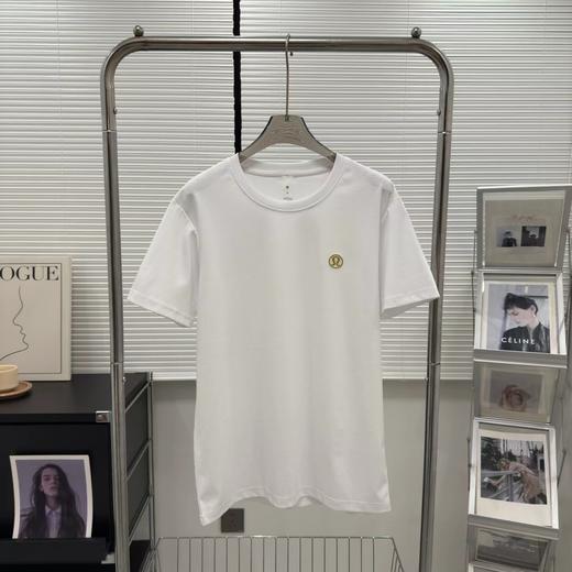 F031873男士小LOGO刺绣圆领简约款纯棉圆领短袖T恤 商品图4