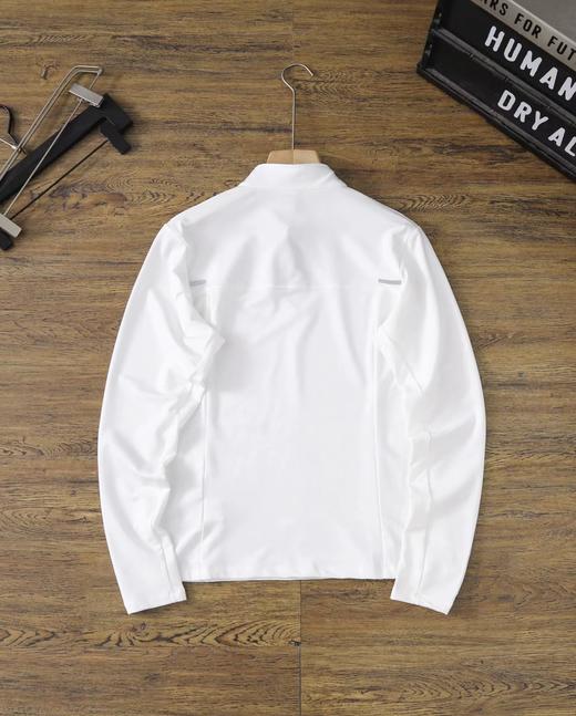 F031857新款户外运动半拉链立领空气层速干情侣款运动卫衣 商品图7