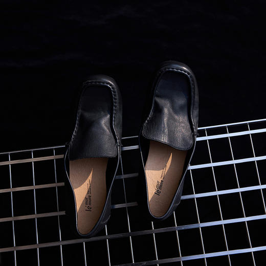 Le' Murmure 意大利水洗马皮经典“一脚蹬”便士鞋懒人乐福鞋 商品图3