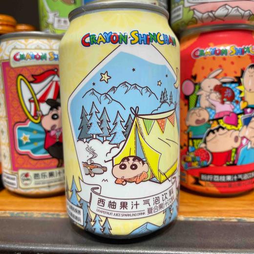蜡笔小新西柚果汁气泡饮料330ml 商品图3