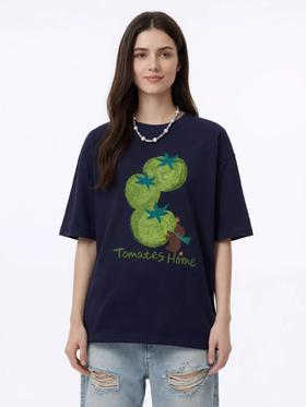 熊🐻抱番茄短袖T恤