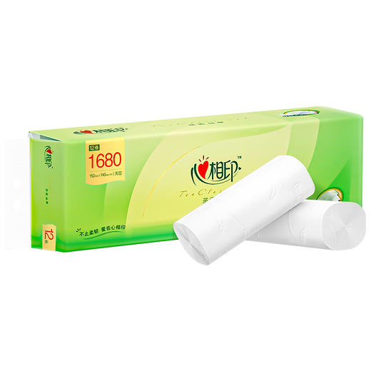 RW412（单提）心相印茶语丝享140克12粒装四层无芯卫生纸 商品图3