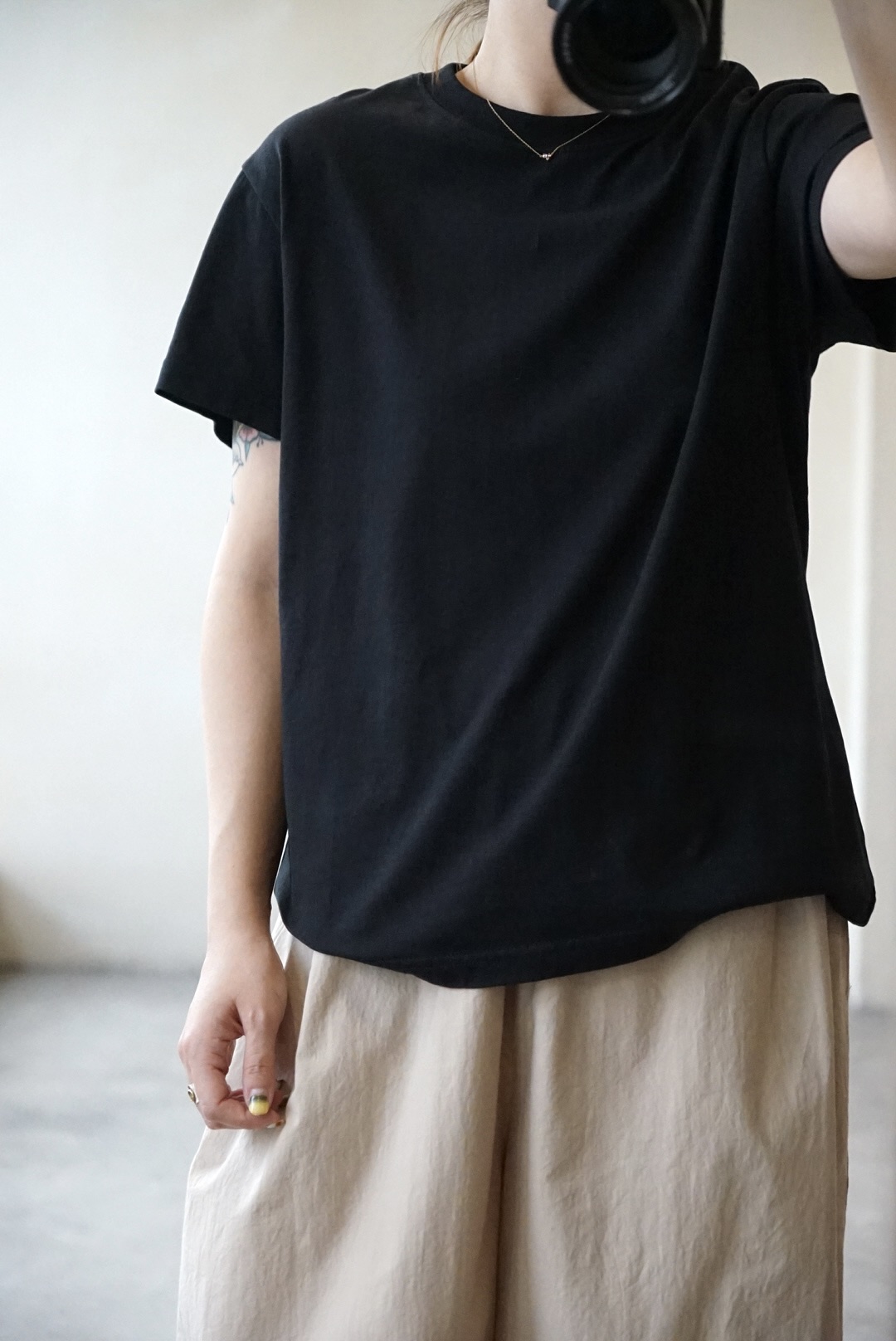 Studio nicholson 简约纯色T