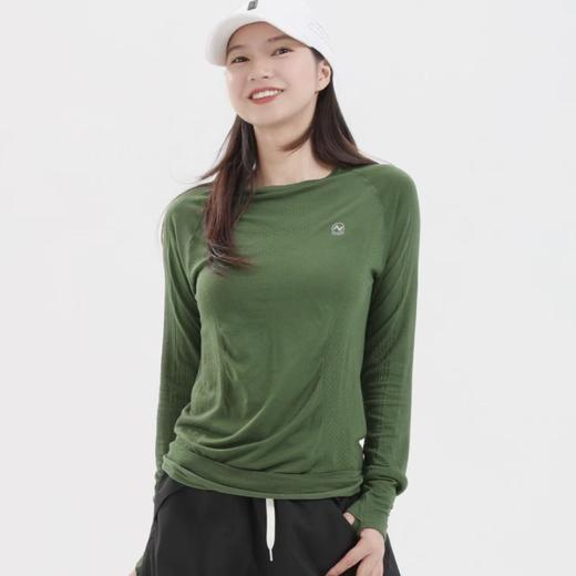 纳趣户外美利奴羊毛速干衣女防晒美丽诺运动徒步短袖T恤25619 商品图0