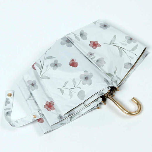 公主洋伞J9093小金钩彩胶系列黑胶伞 内花 商品图3