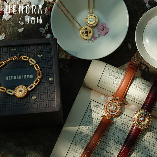 【积分抵值】时光轮转 时光印记足金项链 黄金钻石套链女士礼物【热卖臻品】MEMORA诗普琳LN525301 商品图11