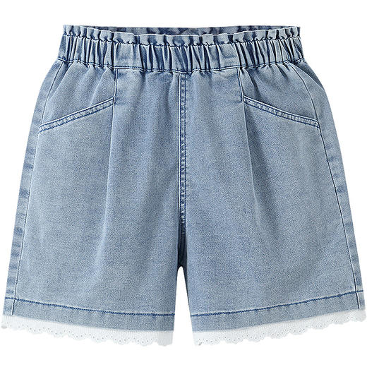 女童全腰牛仔短裤夏季新款安奈儿童装EG626598 商品图6