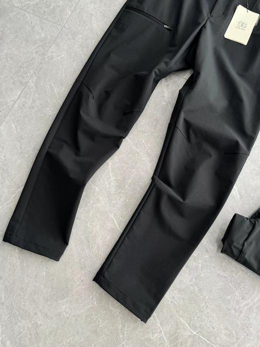 F0318108户外软壳裤修身剪裁四面弹力防泼水防风男士长裤 商品图9