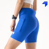 26新品内道汗隐痕平纹四分紧身短裤男女跑步运动春夏新四分半弹短裤 商品缩略图3