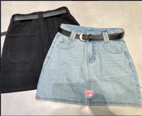 【门店同款】ENJOY夏季简约牛仔短半裙 157212538