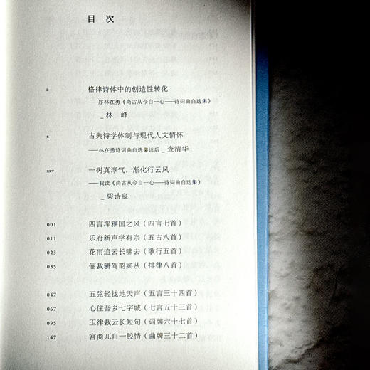 尚古从今自一心 诗词曲自选集 林在勇 商品图6