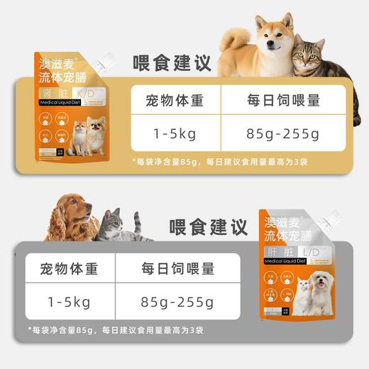 澳滋麦流体处方软包猫狗康复肠道胰腺炎低脂肾脏肠道泌尿老年 商品图3