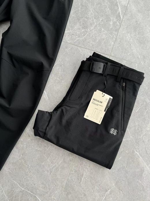 F0318108户外软壳裤修身剪裁四面弹力防泼水防风男士长裤 商品图2