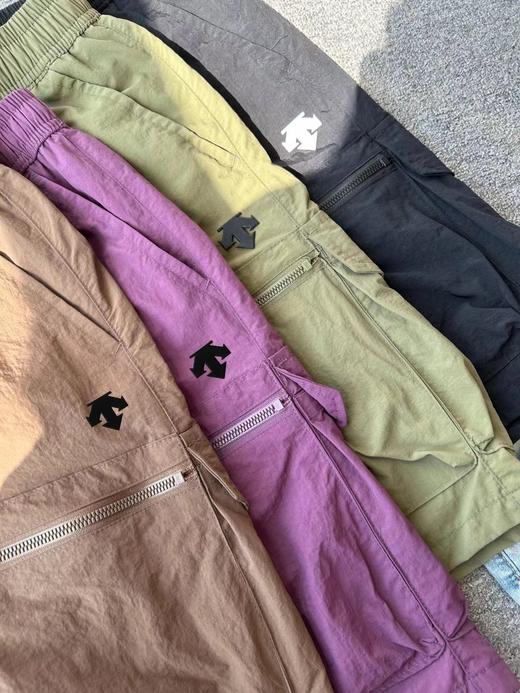 F0318118夏季休闲腰围松紧+抽绳设计立体拉链口袋工装短裤 商品图2