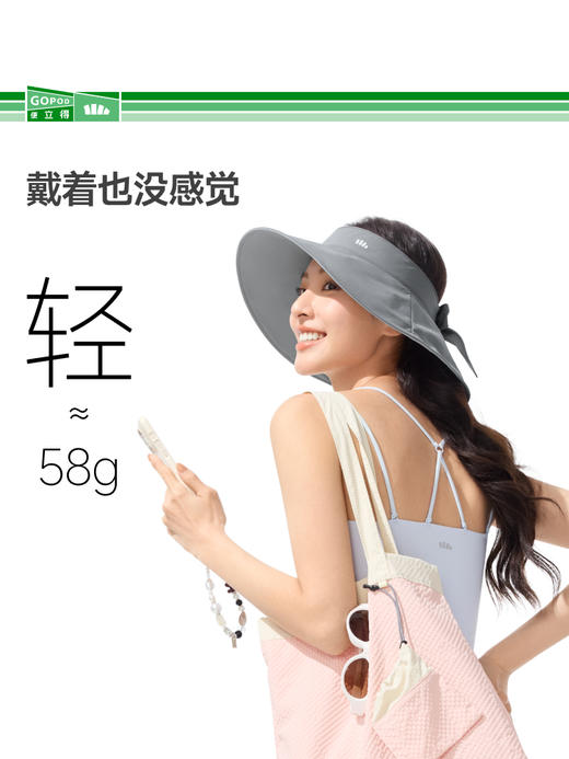 蕉下女士便携空顶渔夫防晒帽GP741【2604蕉下专场】 商品图1