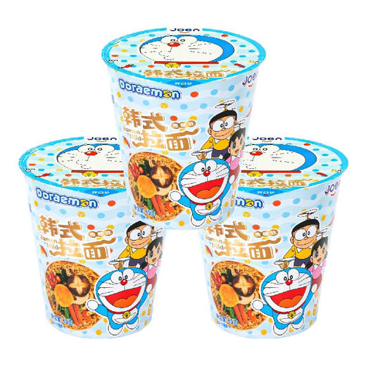 哆啦A梦微辣味杯面65g 商品图0