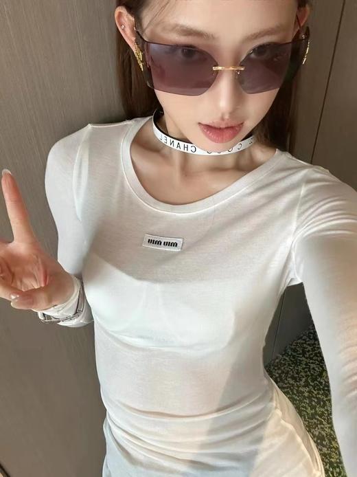 缪缪 不规则形 太阳眼镜 商品图7