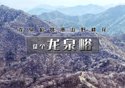 1日｜龙泉峪桃花｜万顷长城花海の大云峡谷-龙泉峪8公里徒步穿越<初级> 商品图0