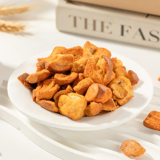 【鲜萃椒麻味碱水面包丁320g】 约20包 非油炸 酥脆可口 港荣焕新季49.9任选4件 商品图4