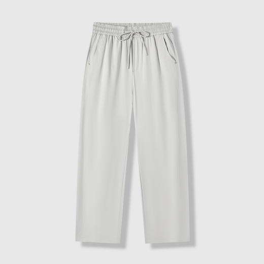 GXG男装【弯刀裤】26夏季时尚弹力舒适松紧腰系绳男式直筒休闲裤K&C 商品图4