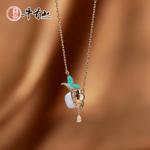 牛首山文创仙阙茶韵·吊坠S925银气质女士精致轻奢项链节日礼物 商品图2