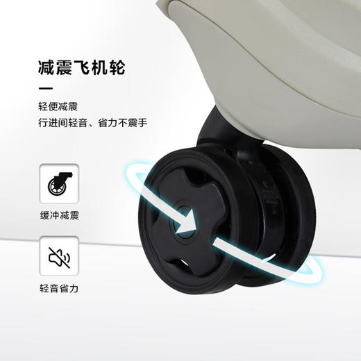 新秀丽（Samsonite）行李箱20英寸简约大波浪箱登机拉杆箱旅行箱KJ1 商品图7