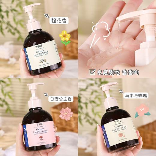 【香氛去渍❗无刺激性】TWG乌木与玫瑰内衣洗衣液清洗液女士专用除异味内衣洗衣液300ml。xa 商品图2