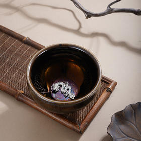 子佩集【福海龙凤】S990银摆件【YSYCJ005】茶具茶杯原创作品金色龙腾凤舞2509