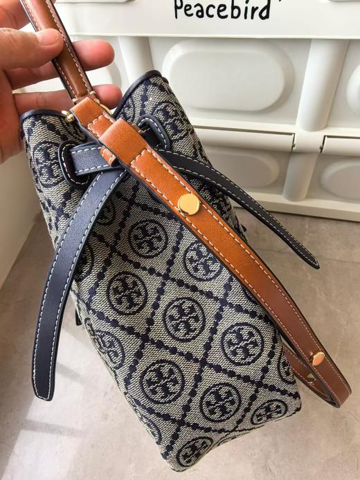 Toryburch全新抽绳购物托特ROMY手提斜挎水桶包（CB） 商品图2