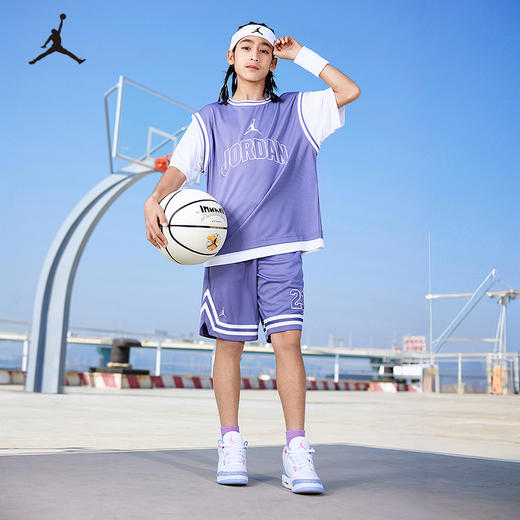 JORDAN 夏 大童小童 套装 JDG-KS-F437 商品图0