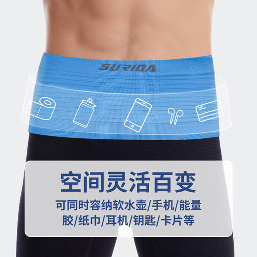 速力达稳跑跑步腰包马拉松越野跑手机袋大容量运动隐形腰带装水壶 商品图1