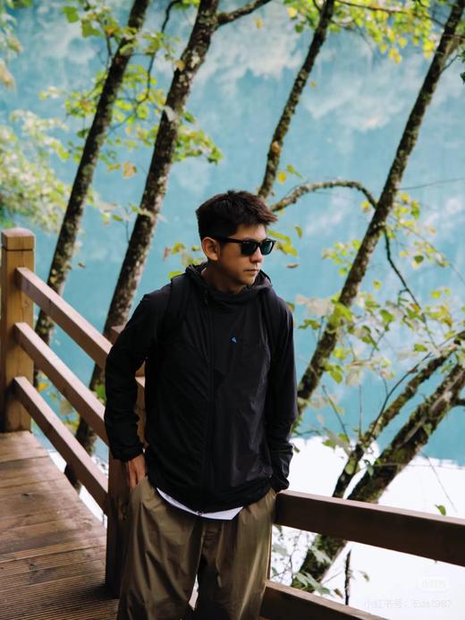 F0318124巨人岛户外运动斜向主拉链立体剪裁硬壳冲锋衣男款 商品图11