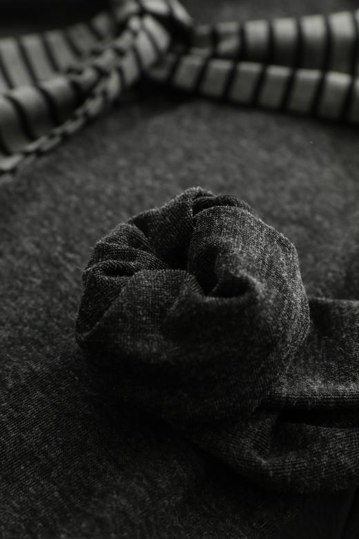 慵懒松弛感天花板！条纹披肩上衣 + 阔腿裤 商品图12