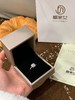 F031812没有女孩子能拒绝闪闪发亮莫桑钻小方糖戒指 商品缩略图0
