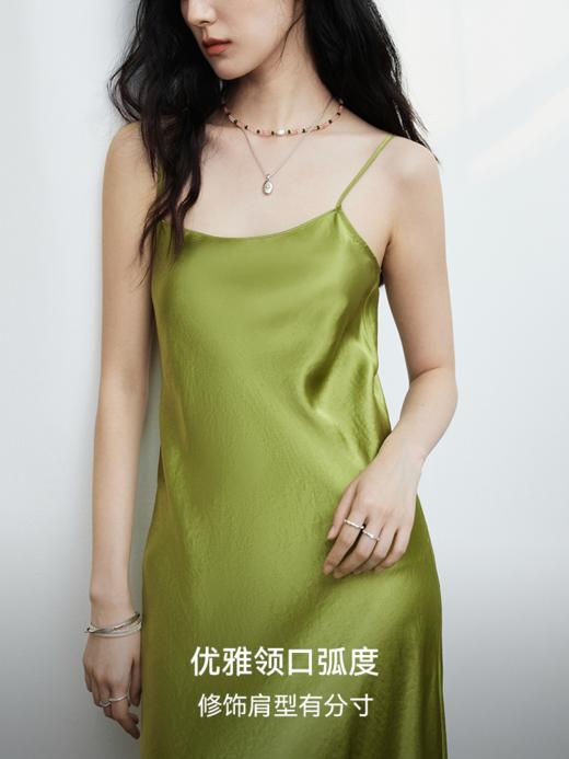 岁月鎏光 100%进口醋酸吊带连衣裙FCG1DRS050 商品图4