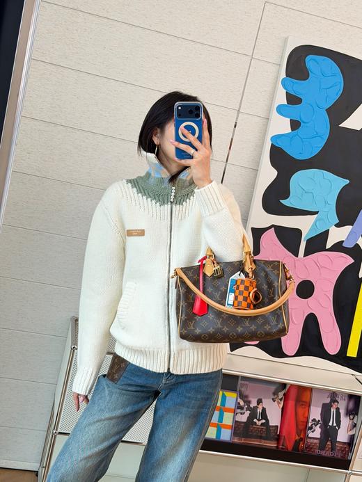 驴家新品Damier图案爆款针织开衫（KX） 商品图0