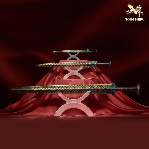 铜师傅《越王剑》古风越王勾践模型摆件 书房装饰收藏礼品工艺品 商品图0
