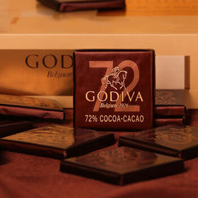 歌帝梵（Godiva） 72%黑巧克力 30片150g 休闲零食 生日礼物送女友老婆闺蜜 伴手礼 /休闲食品 /巧克力 /黑巧克力