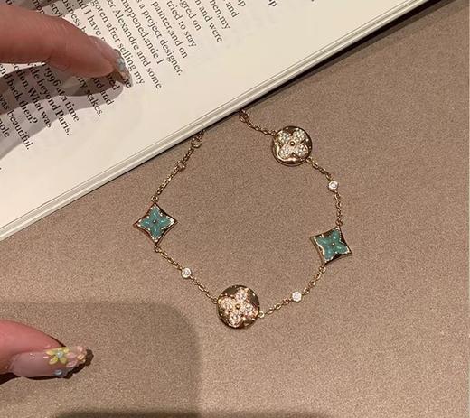 F0318111薄荷绿色天河石很夏天真的是绝配薄荷绿手链 商品图11