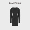 ROMI STUDIO澳洲100%羊毛简约小圆领中长款针织连衣裙RWDSLT3016 商品缩略图0