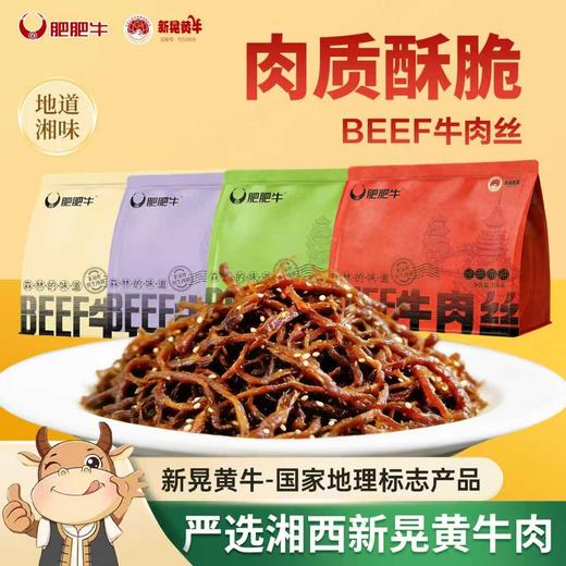 BEEF肥肥牛湘西传承工艺新晃黄牛肉丝125g 商品图4