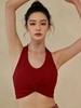 瑜伽服运动上衣背心前胸扭结带胸垫瑜伽背心普拉提户外健身 000LSWD054 商品缩略图1