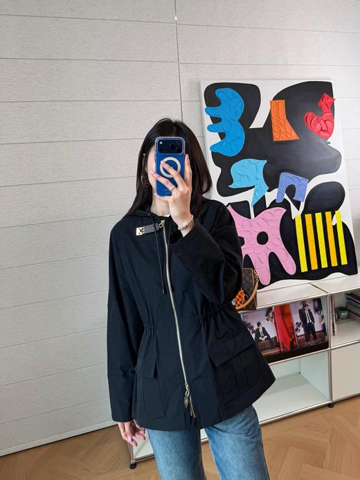 驴家 新款🆕连帽抽绳风衣外套 商品图3