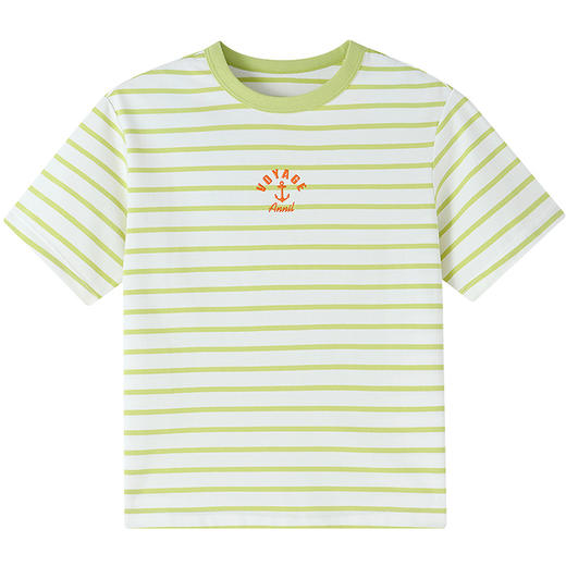 男童圆领短袖针织衫夏季新款安奈儿童装EB621662 商品图5