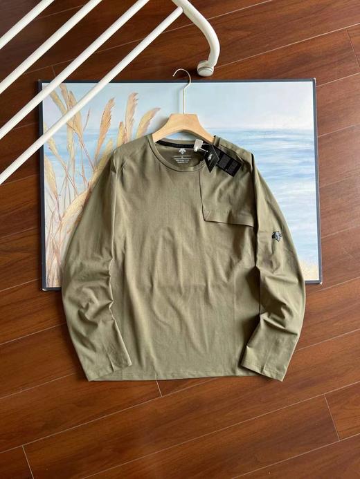 F031881高回弹透气吸湿速干亲肤舒适春季长T卫衣 商品图5