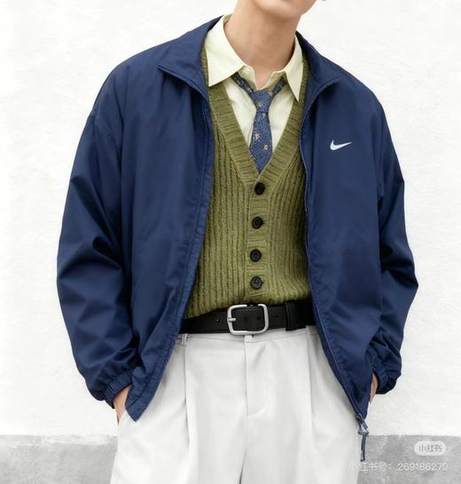 F031874男女同款舒适立领拉链透气休闲运动夹克外套 商品图13